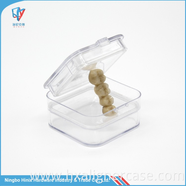 Medical Dental Lab Material Denture Storage Box Plastic Membrane Denture Box